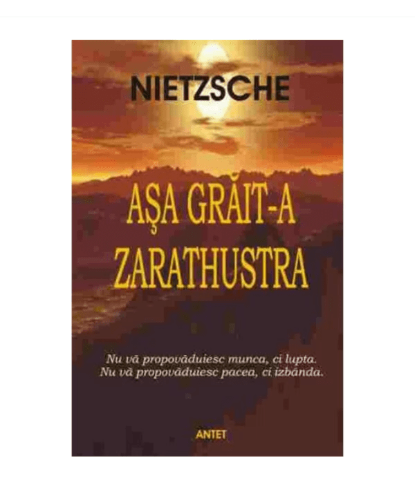 recomandare carte de citit asa grait-a Zarathustra
