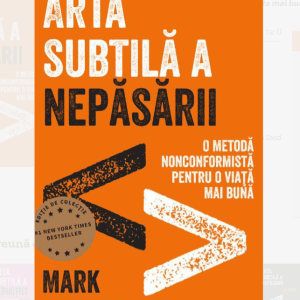 recomandare carti de citit - arta subtila a nepasarii