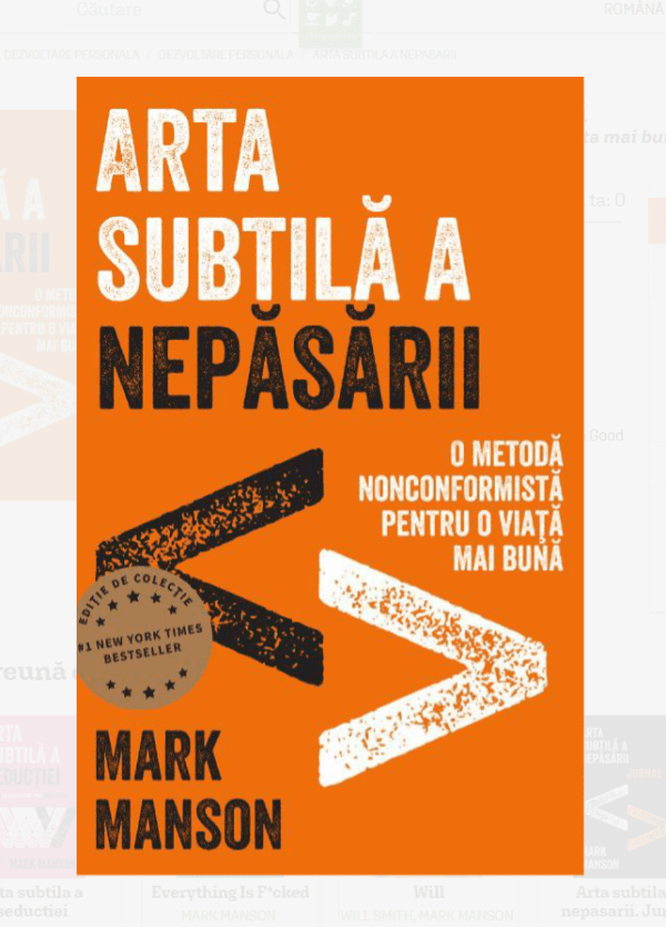 recomandare carti de citit - arta subtila a nepasarii