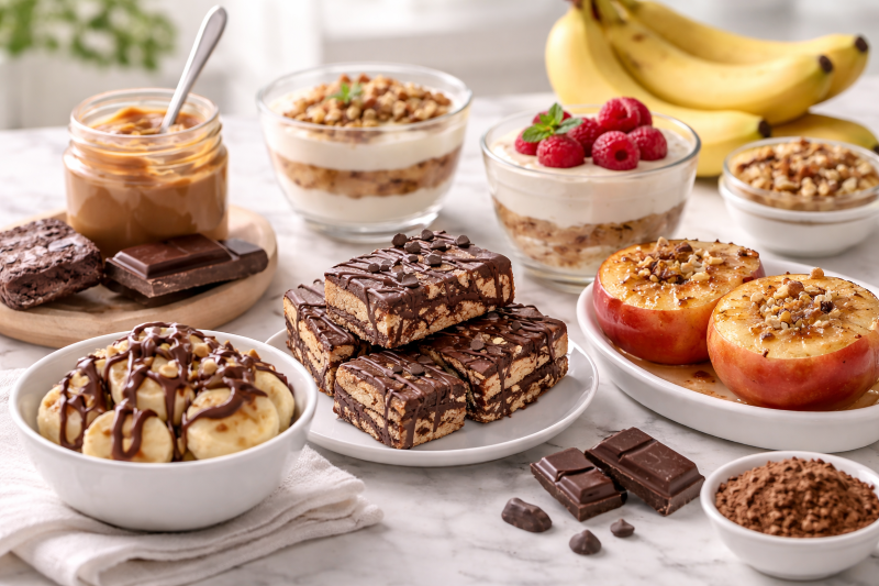 Deserturi rapide și delicioase din trei ingrediente