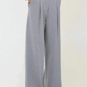 pantaloni talie inalta