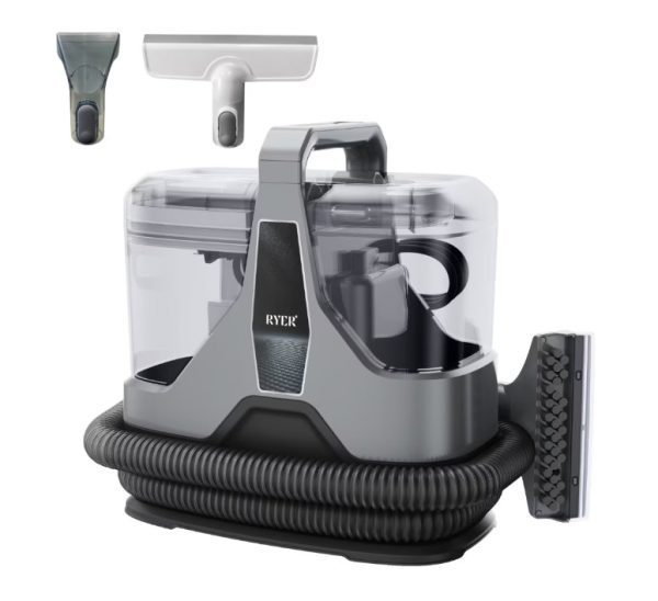 Aspirator profesional cu spalare Ryer Carpet Cleaner PLUS Injectie-Extractie, Curatator de pete textile, covoare, tapiterii, geamuri, podele