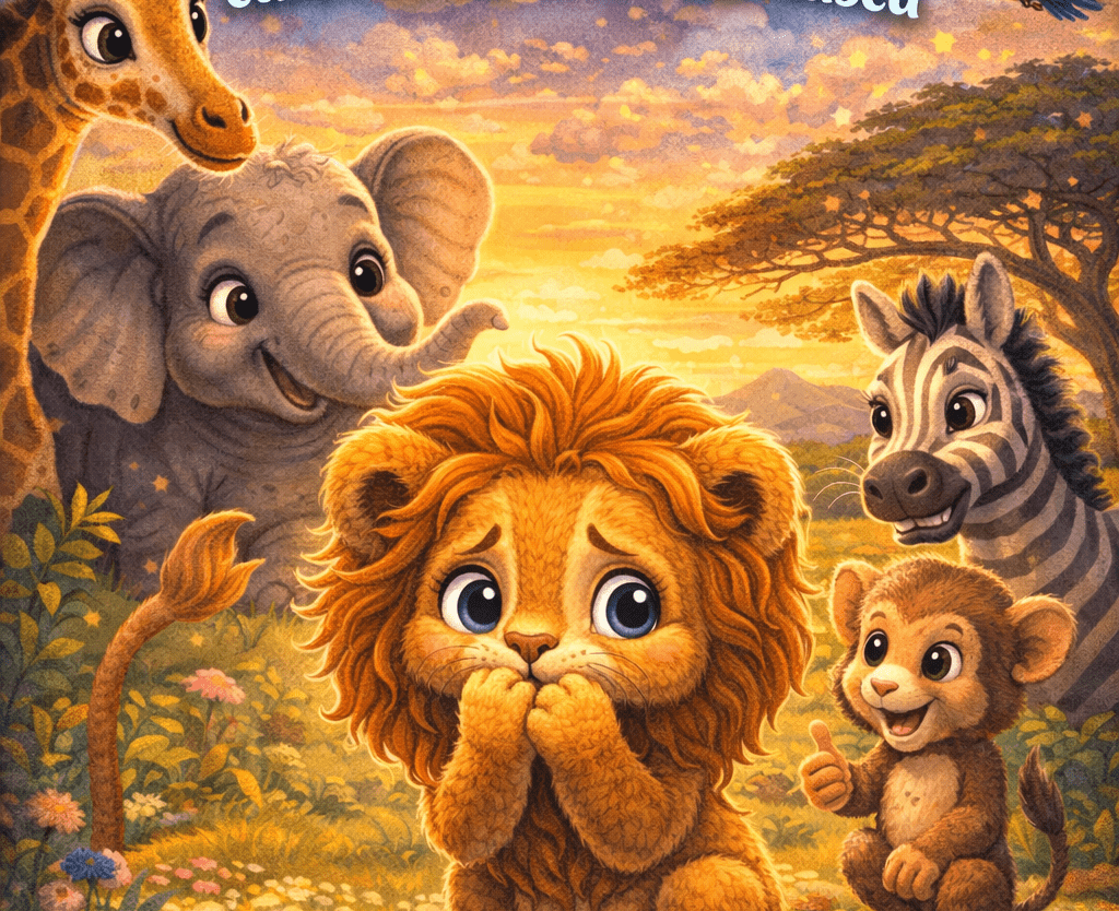 Audiobook Leul Curajel care nu voia să răcnească