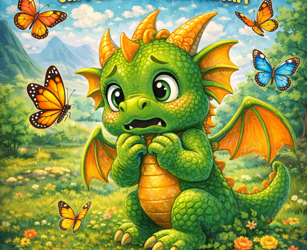 Audiobook Dragonul Falfaila care se temea de fluturi