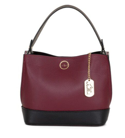 Geanta de piele cu maner Letteria