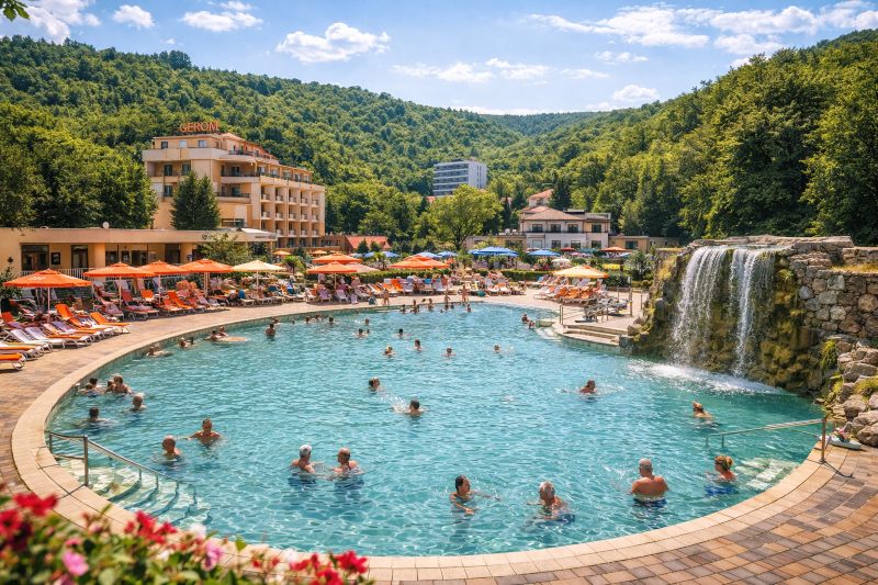 Geoagiu-Băi thermal resort paradise