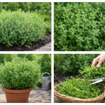 Plante de cimbru în diferite condiții