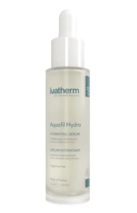 Ser hidratant cu acid hialuronic Aquafil Hydra, Ivatherm, pentru piele uscata si deshidratata, 30 ml