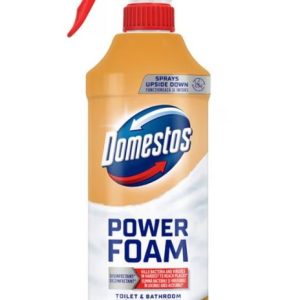 Spuma de curatare Spray, Domestos Power Foam, parfum de Lamaie, 435ml