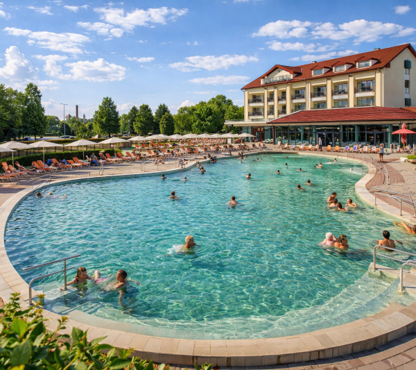 Stațiune de spa cu piscină termală