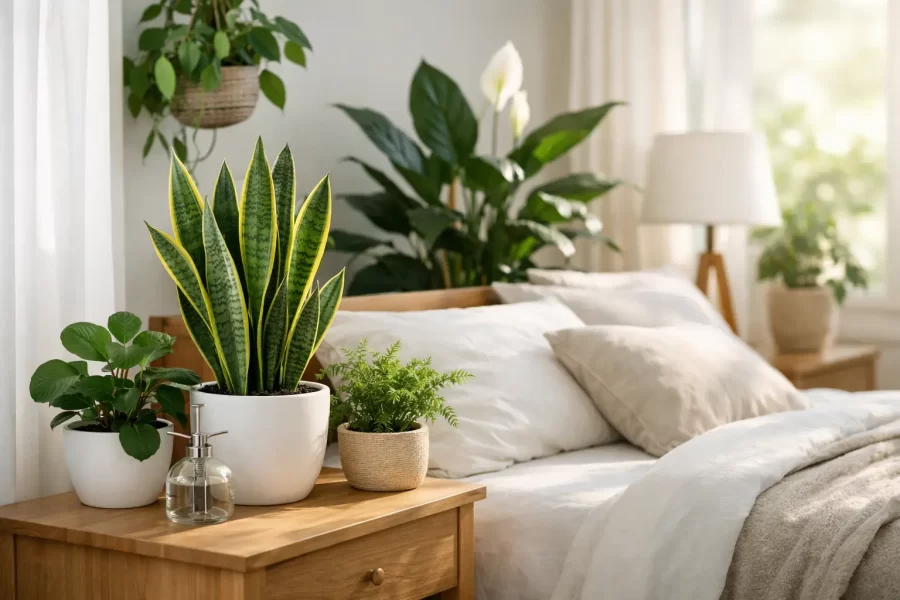 Cele mai bune plante pentru dormitor acasă
