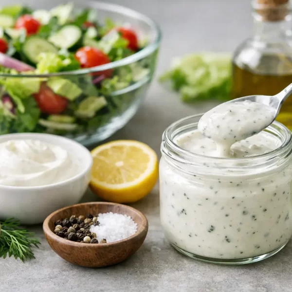 Cum faci dressing de iaurt pentru salată