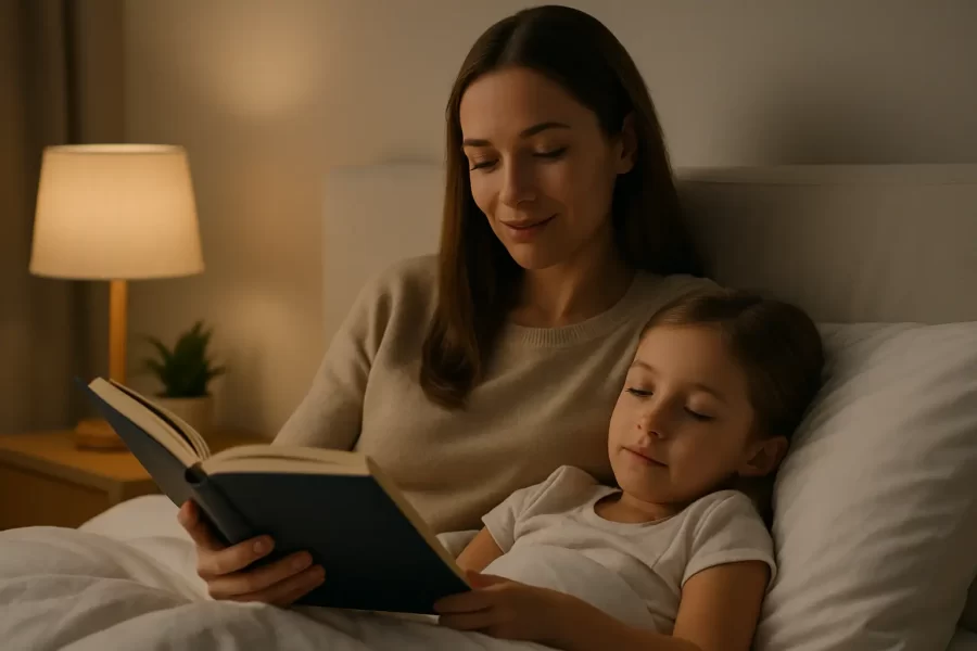 Povești de seară: rutina care adoarme ușor