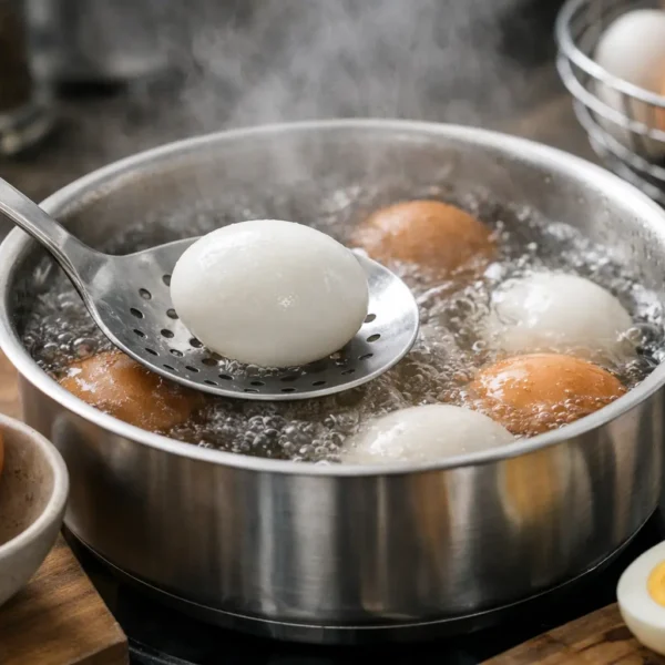 Cât timp se fierb ouăle, fără să le greșești