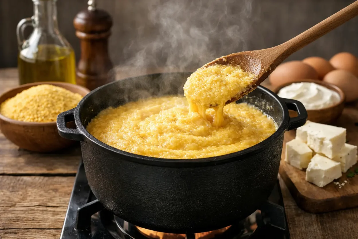 Cât timp se fierbe mămăliga corect