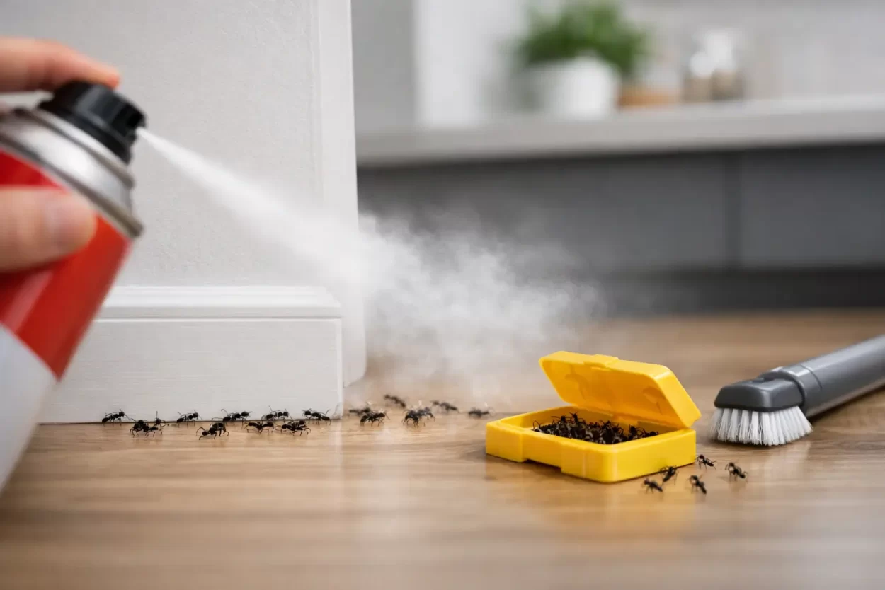 Cum scapi de furnici în casă rapid