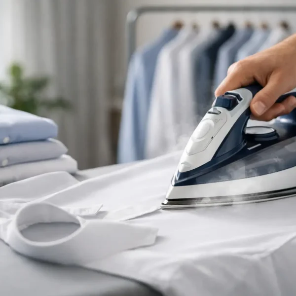 Cum se calcă o cămașă fără cute