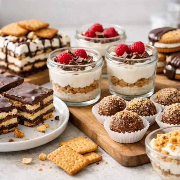 9 deserturi rapide cu biscuiti de făcut acasă