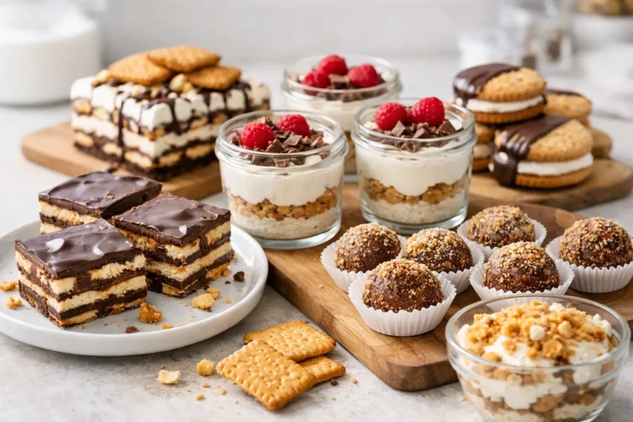 9 deserturi rapide cu biscuiti de făcut acasă