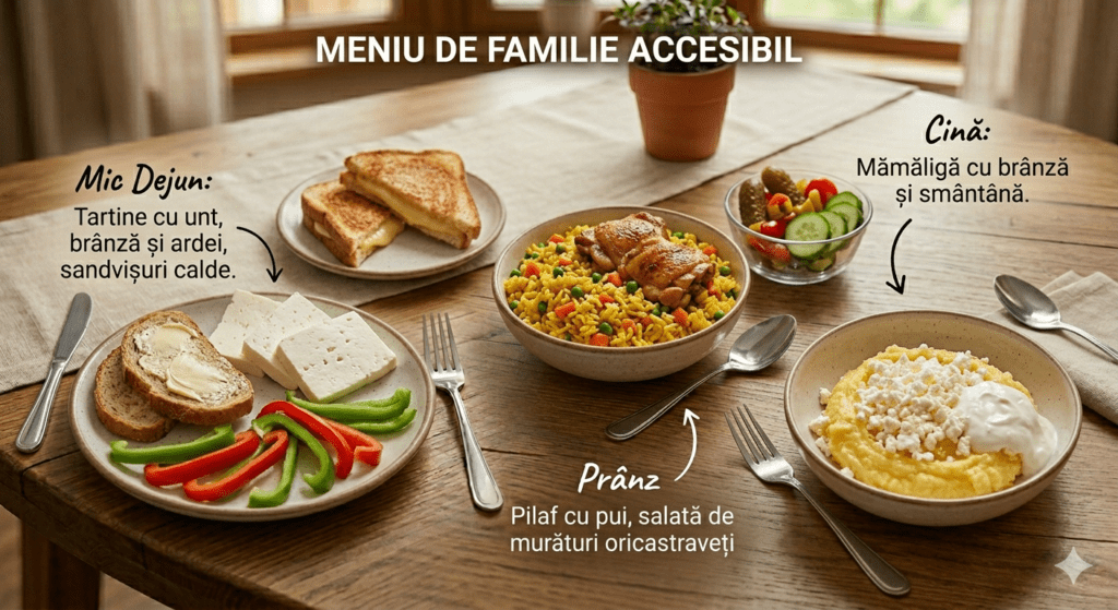 Meniu de familie, acceptat ușor de toți