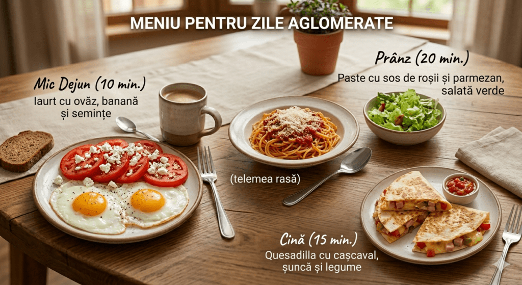 Meniu pentru zile aglomerate