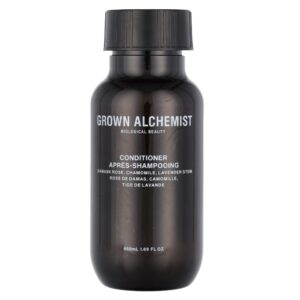 Balsam pentru par anti-frizz cu trandafir de Damasc Grown Alchemist (Gramaj: 50 ml)