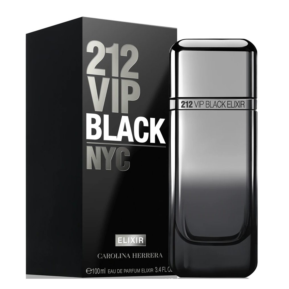 Carolina Herrera 212 Vip Black Elixir, Apa de Parfum, Barbati (Gramaj: 100 ml)