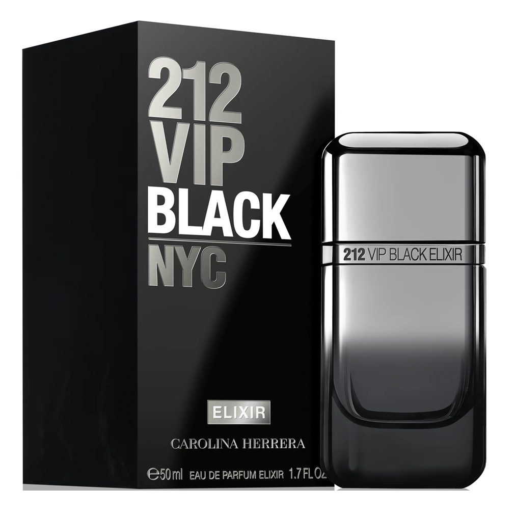 Carolina Herrera 212 Vip Black Elixir, Apa de Parfum, Barbati (Gramaj: 50 ml)