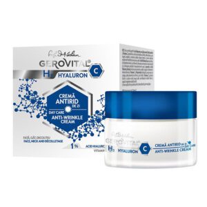 Crema antirid de zi Gerovital H3 Hyaluron C (Concentratie: Crema pentru fata, Gramaj: 50 ml)