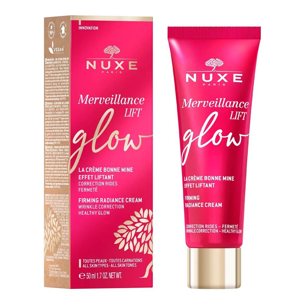 Crema cu efect de lifting pentru o stralucire naturala Nuxe Glow Merveillance Lift, 50 ml