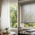Draperii sau jaluzele interioare? Ce alegi