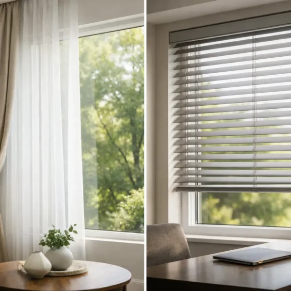 Draperii sau jaluzele interioare? Ce alegi