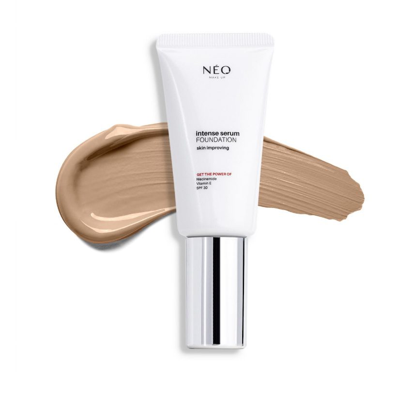 Fond de ten Intense Serum Foundation SPF 30, NEO Make Up, 30 ml (Culoare produse: 03 Natural)