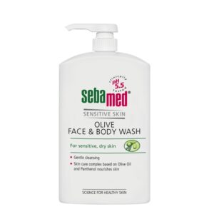 Gel de dus cu ulei de masline fata si corp, Sebamed (Concentratie: Gel de dus, Gramaj: 1000 ml)