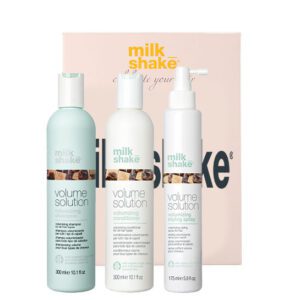 Kit pentru par fin si subtire Milk Shake Volume Solution Sampon 300 ml + Balsam 300 ml + Tratament 175 ml (Concentratie: Sampon, Gramaj: 300 ml + 300 ml + 175 ml)