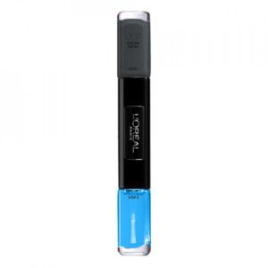 Lac de unghii L'Oreal Infallible Gel Nail Polish, 2x5ml (Concentratie: Lac de unghii, Culoare produse: 007 Ocean Infinit)