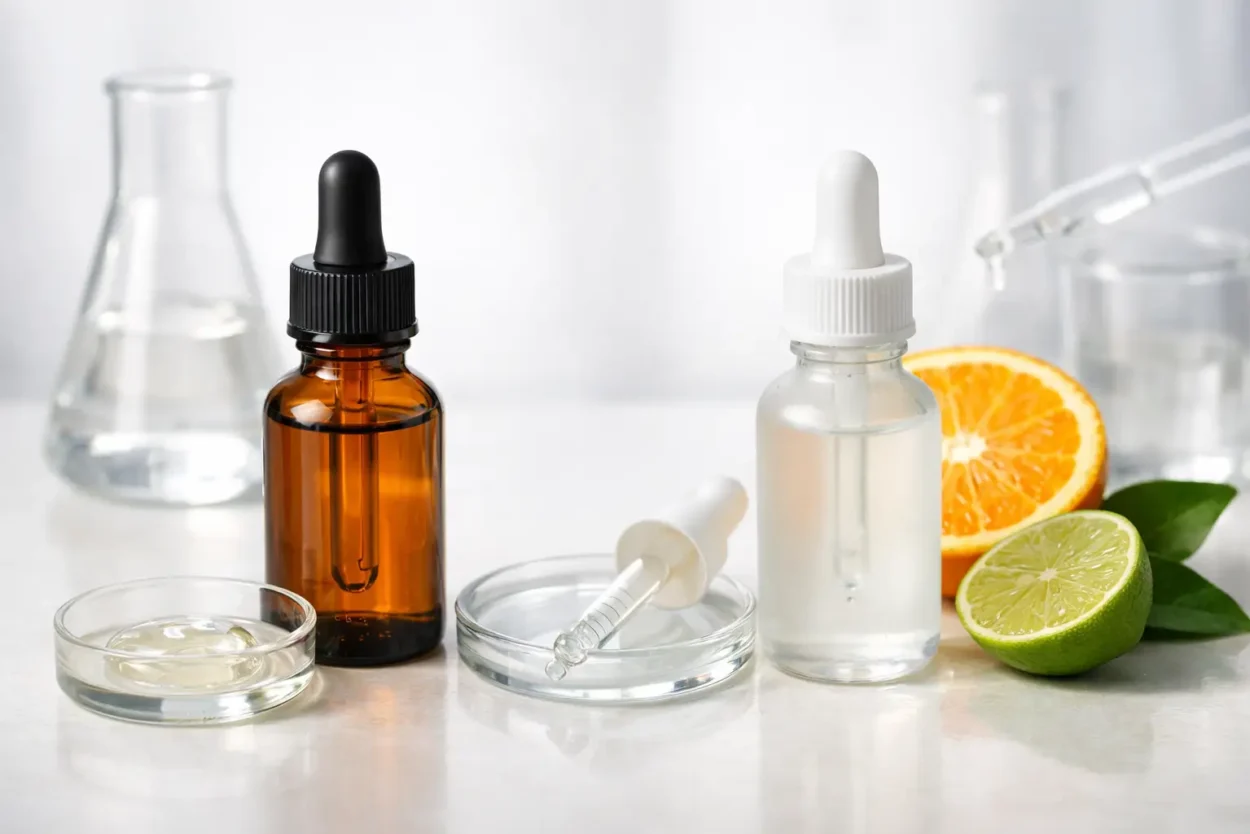 Niacinamida sau vitamina C? Ce alegi