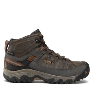 Bocanci de trekking pentru barbati -  Targhee III MID WP - Piele naturala - Masliniu inchis/Maro auriu - Verde/Negru