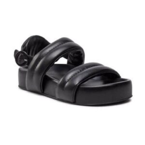 Sandale dama  303581879 - Piele naturala - Negru - Negru