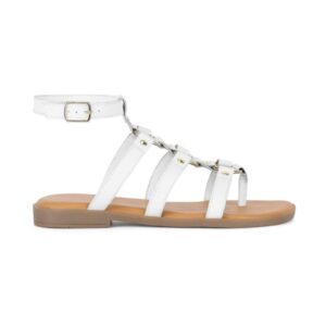 Sandale dama -  590559 - Piele naturala - Alb - Alb