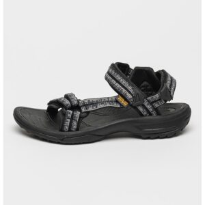 Sandale cu velcro Terra - Negru/Albastru ultramarin
