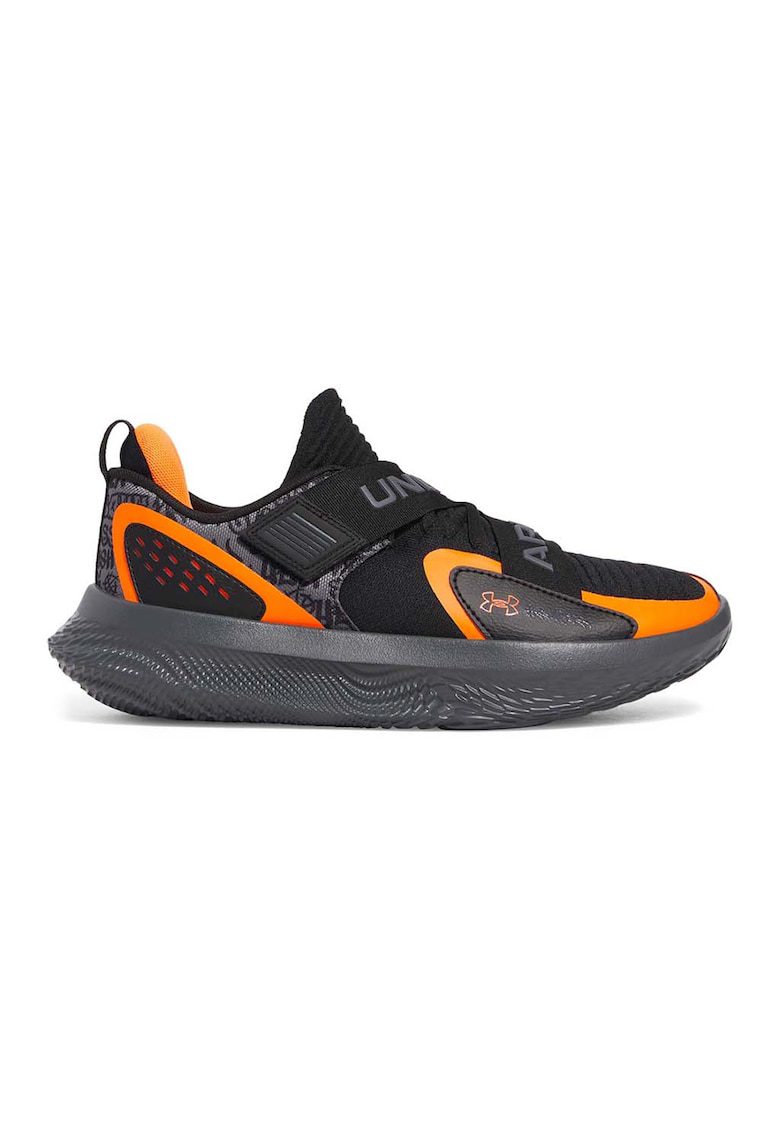 Pantofi slip-on pentru baschet Flow FUTR X 4 - Negru/Portocaliu