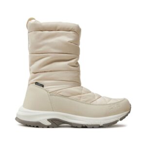 Cizme dama - 28527 - Piele ecologica - Ecru