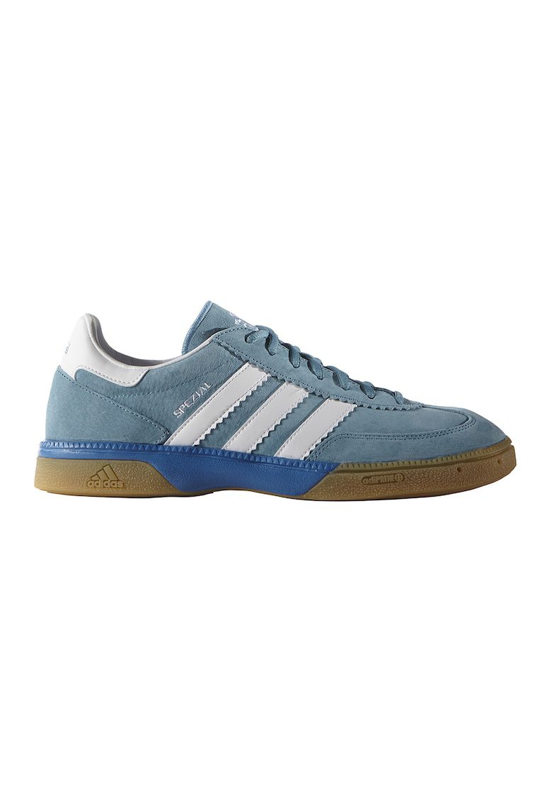 Pantofi din piele intoarsa pentru handbal Spezial - Alb/Albastru deschis