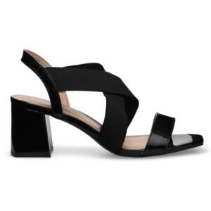 Sandale dama Textil Negru - Negru