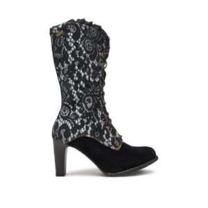 Cizme dama 304356674 - Piele naturala - Negru - Negru