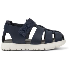 Sandale fisherman de piele Oruga 737 - Bleumarin