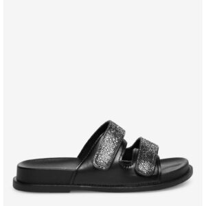 Papuci dama 5905588635321 - Sintetic - Negru - Negru