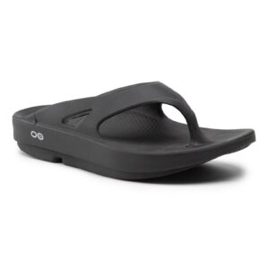 Papuci flip-flop barbati -  Textil - Negru