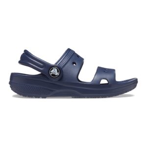Sandale slingback cu model uni - Bleumarin